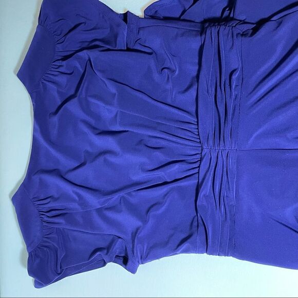 Evan Picone Purple Dress - Picture 4 of 10